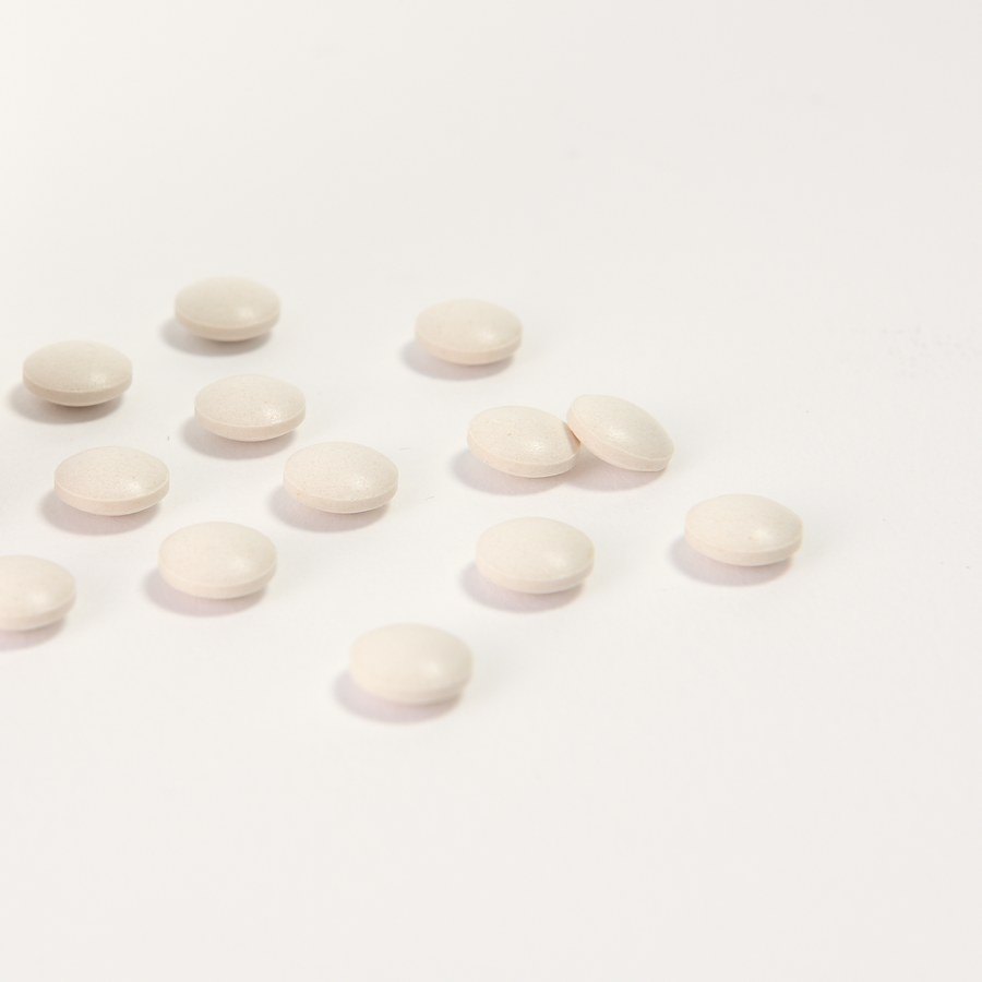 Eferin tablets (shown at approximately actual size)